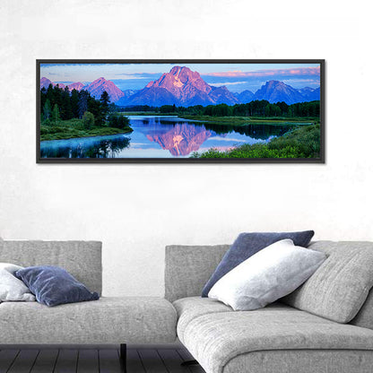Oxbow Bend Dawn Reflection Wall Art