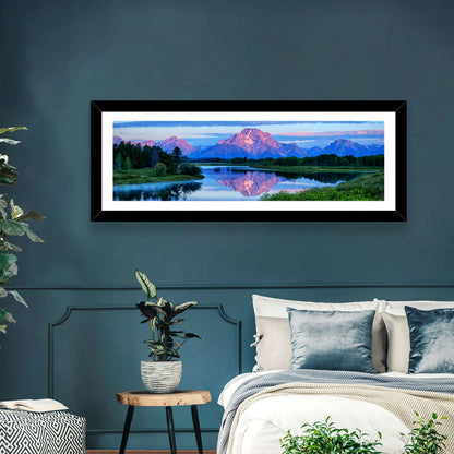 Oxbow Bend Dawn Reflection Wall Art