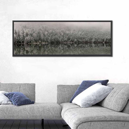 Saint Anna Lake Winter Fog Wall Art