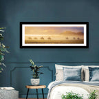 Misty Beach Horseback Riders Wall Art