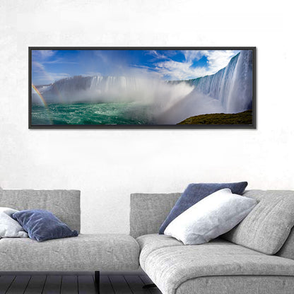 Horseshoe Falls Rainbow View Wall Art