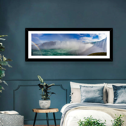 Horseshoe Falls Rainbow View Wall Art