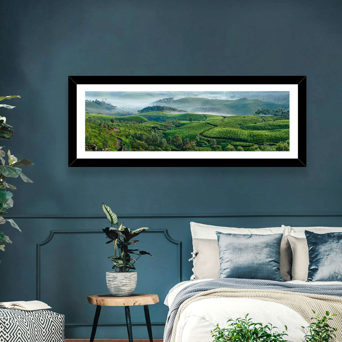 Kerala Tea Fields Wall Art