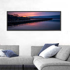 Skaneateles Lake Pier at Dusk Wall Art