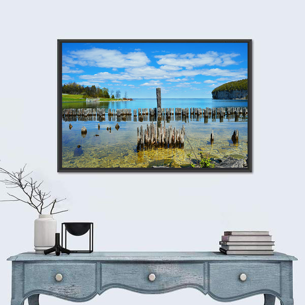 Big Bay De Noc Garden View Wall Art