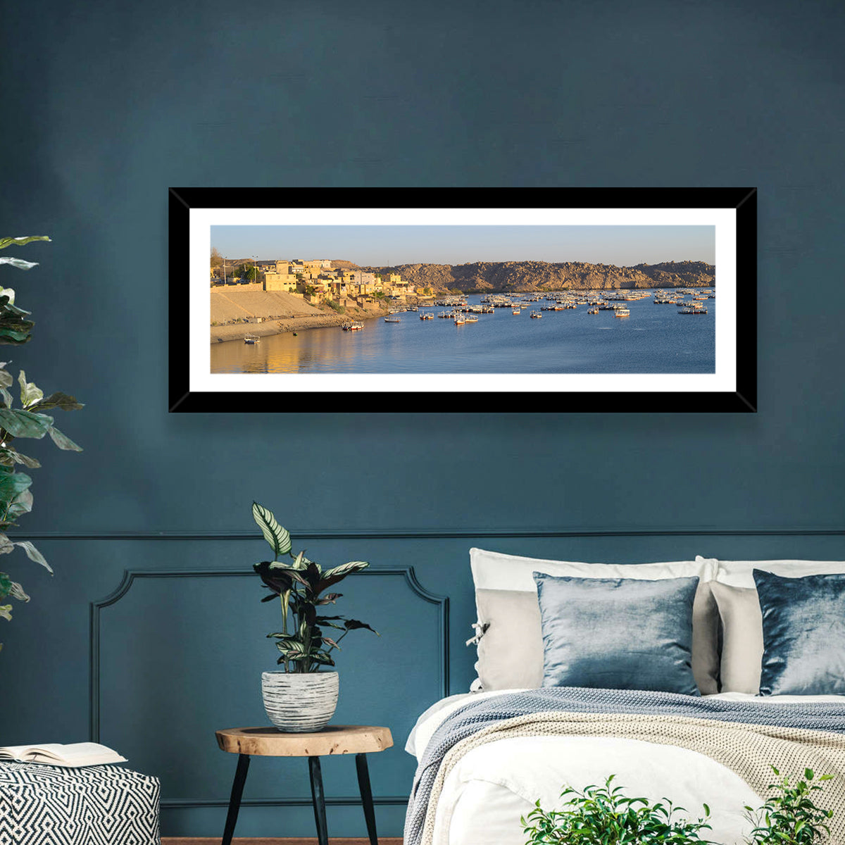 Lake Nasser Harbor View Wall Art