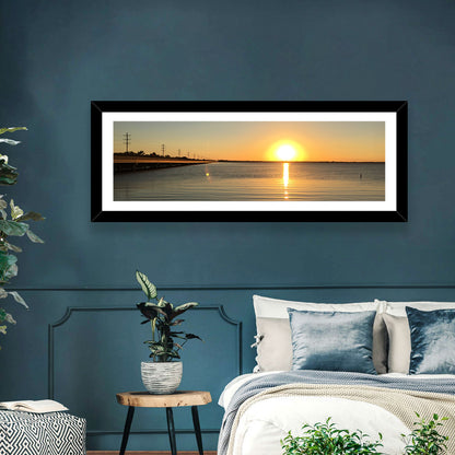 Lake Ray Hubbard Sunset Reflection Wall Art