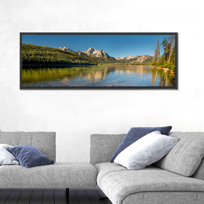 Morning Light at Stanley Lake Wall Art