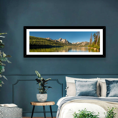 Morning Light at Stanley Lake Wall Art