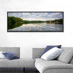 Cloudy Lake Norman Landscape Wall Art