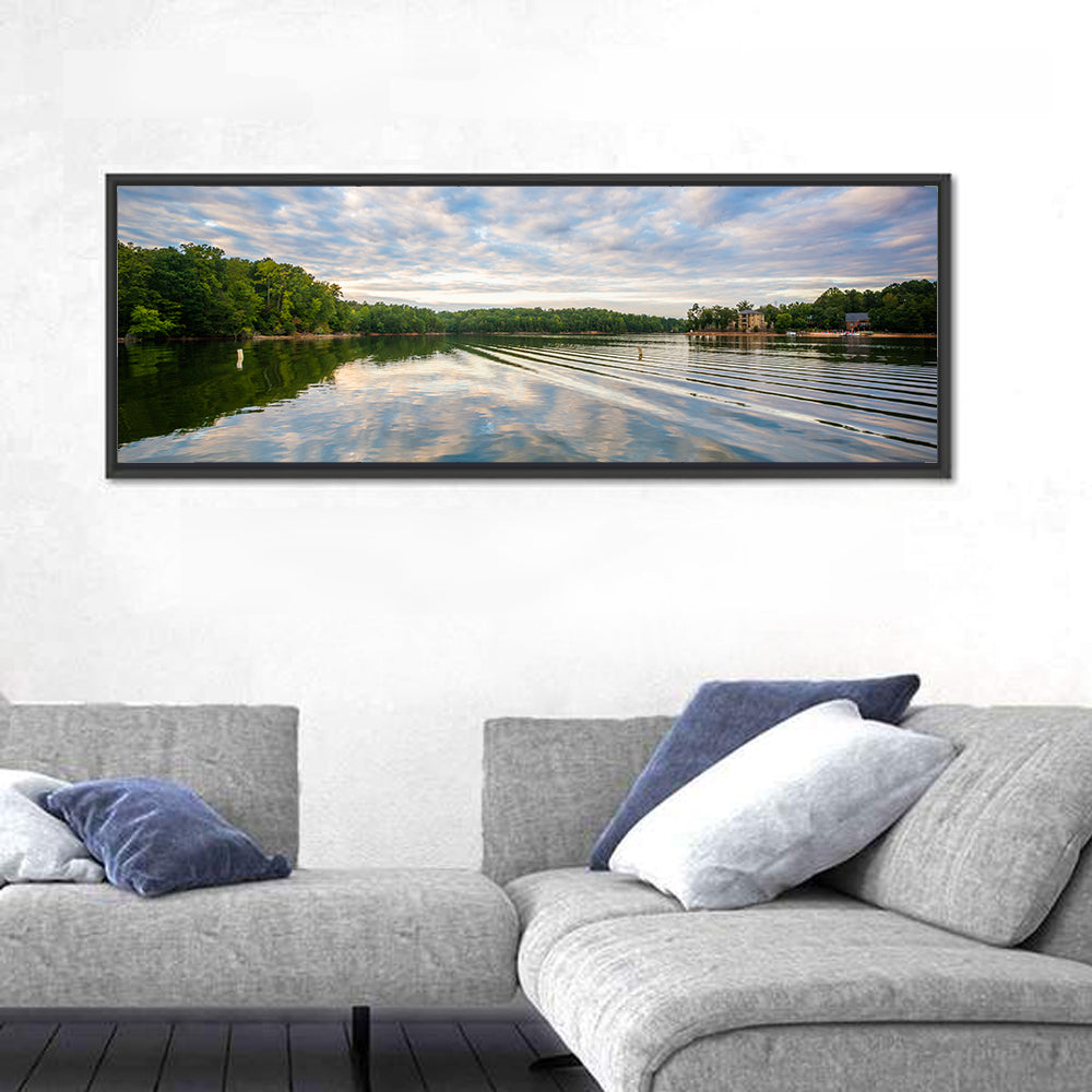 Cloudy Lake Norman Landscape Wall Art