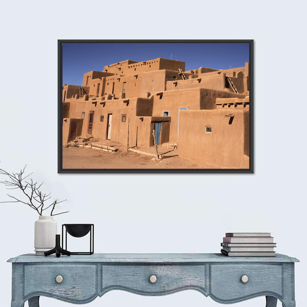 Taos Pueblo North House Wall Art