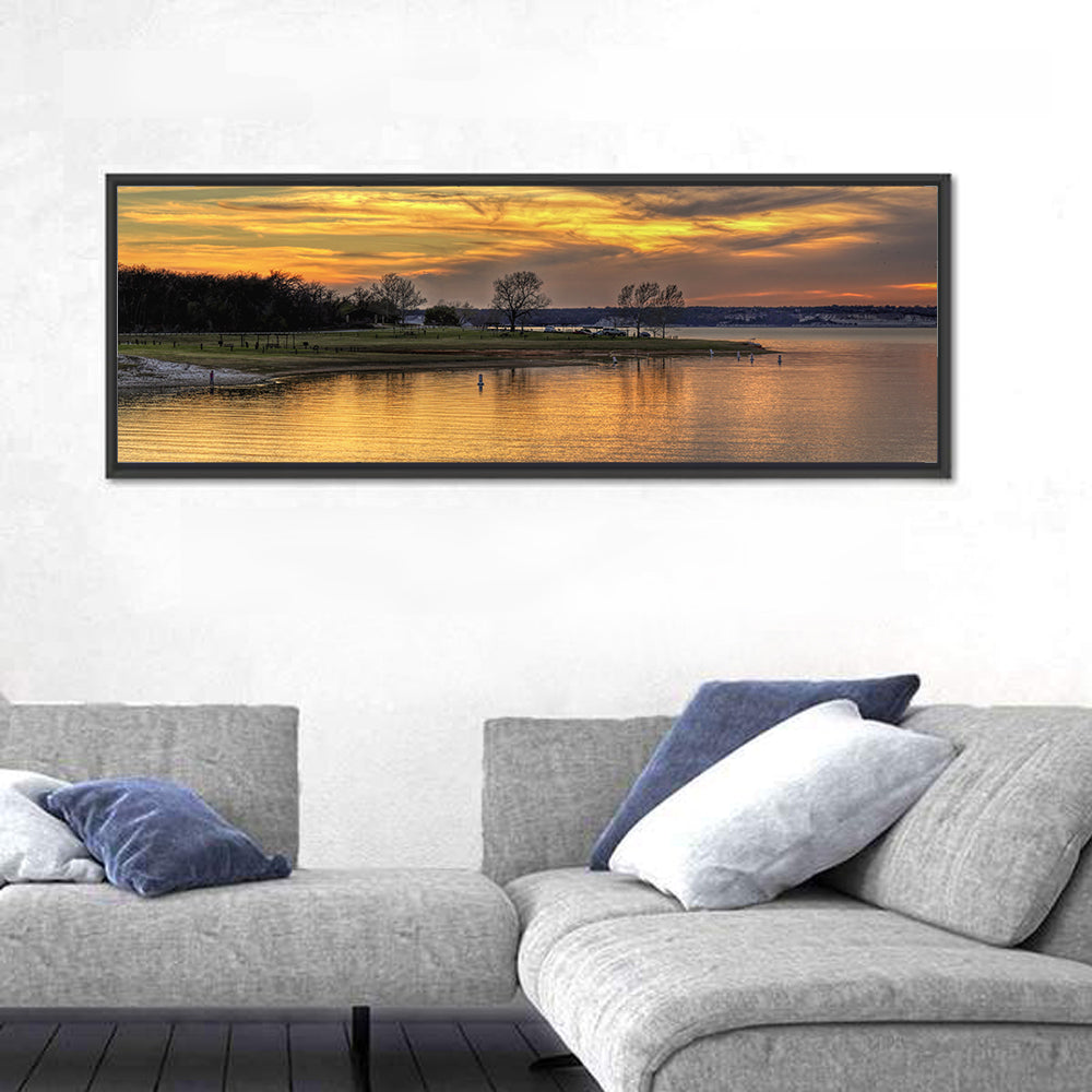 Lake Whitney Sunset Wall Art