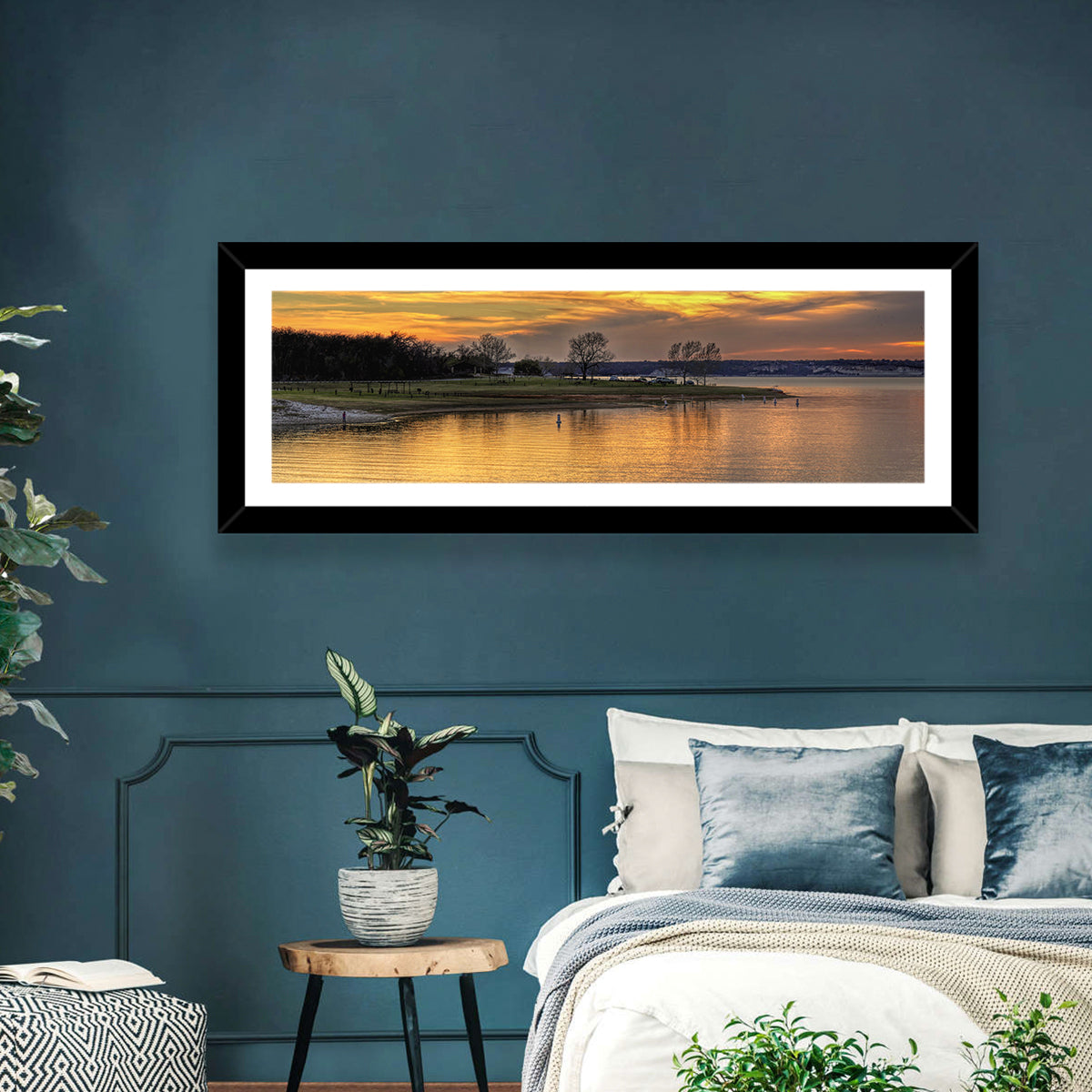 Lake Whitney Sunset Wall Art