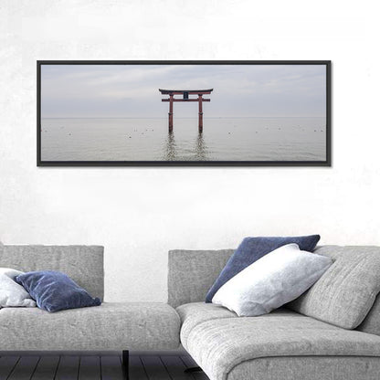 Shirahige Torii Gate, Lake Biwa Wall Art
