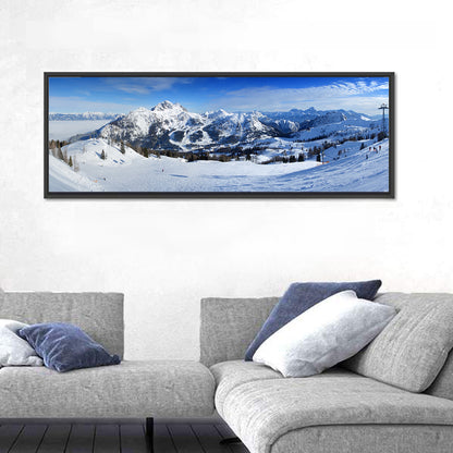 Nassfeld Ski Resort View Wall Art