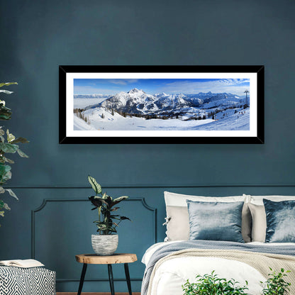 Nassfeld Ski Resort View Wall Art