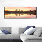 Lake Burley Griffin Sunset Reflection Wall Art
