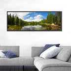 Estes Park Pine Lake Reflection Wall Art