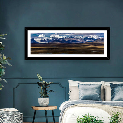 Mount Hess and Mount Debora with Wetlands Wall Art