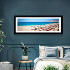 Mango Beach Umbrellas Wall Art