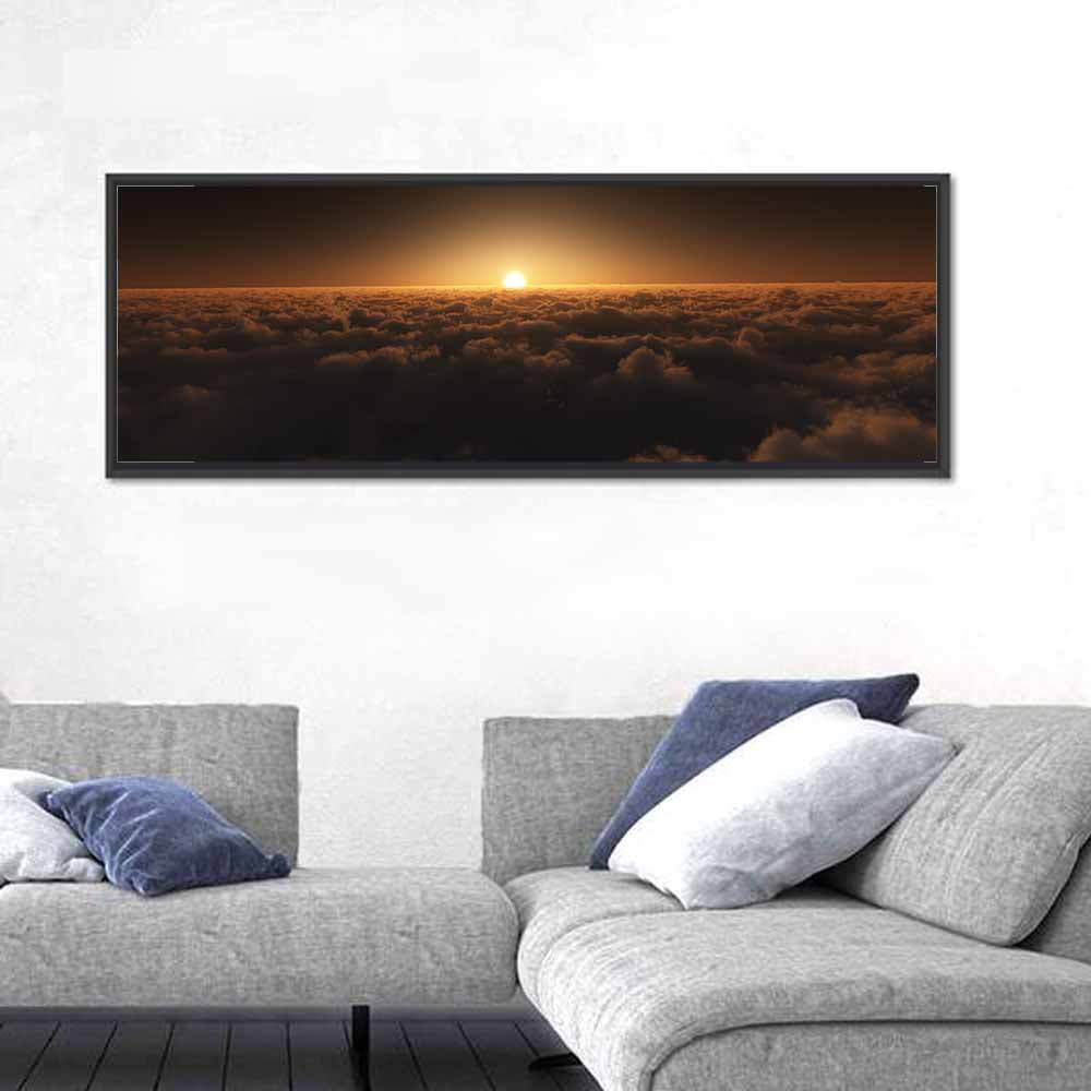 Sunset Over Cloud Sea Wall Art