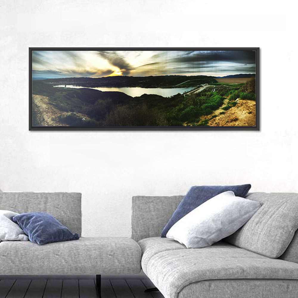Castaic Lake Sunset Wall Art