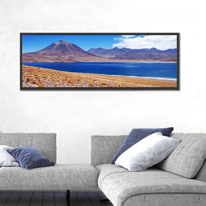 Miscanti Lagoon and Miñiques Volcano Wall Art