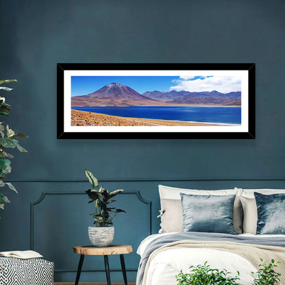 Miscanti Lagoon and Miñiques Volcano Wall Art