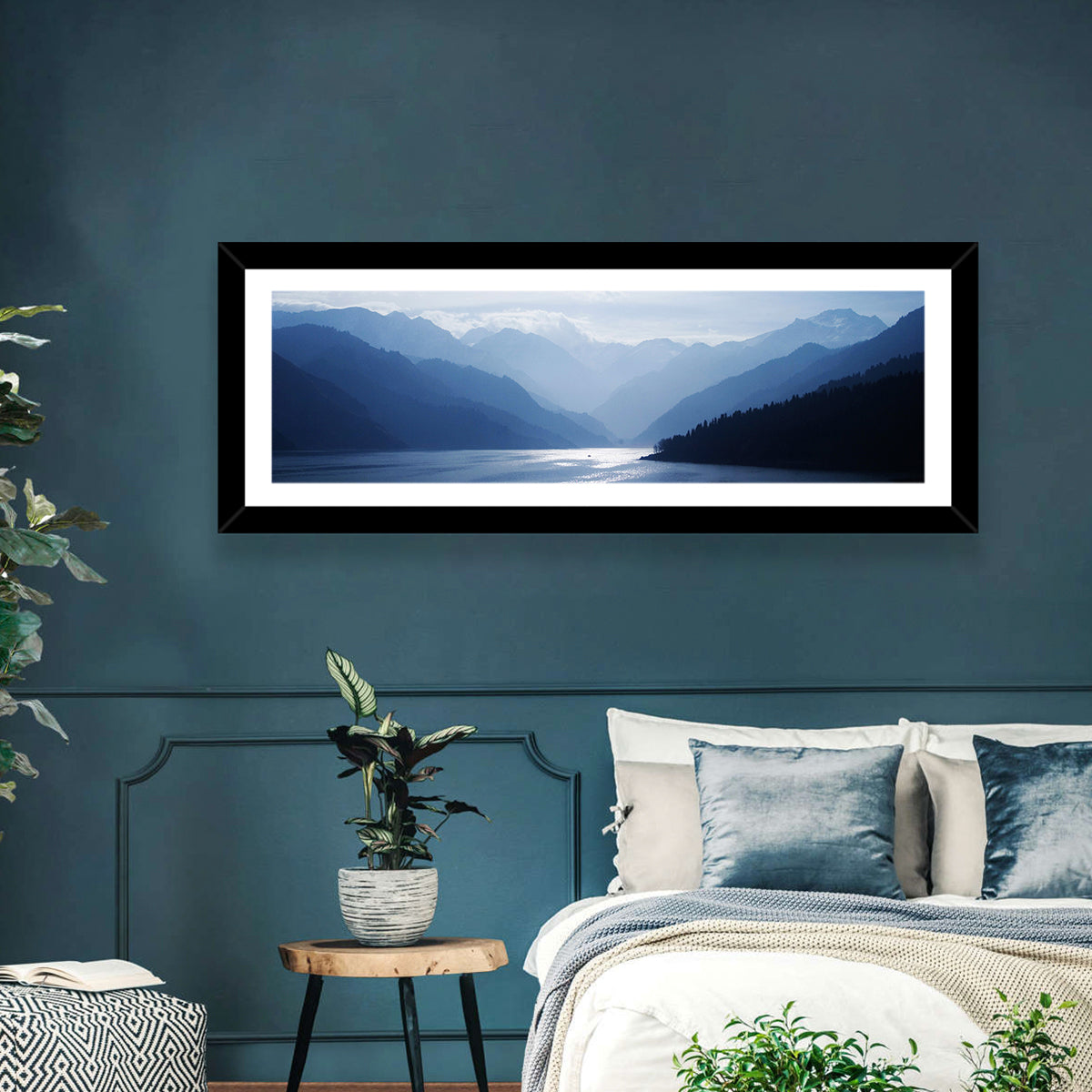 Xinjiang Lakeshore Serenity Wall Art