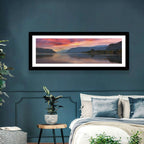 Sunrise Over River Gorge Wall Art
