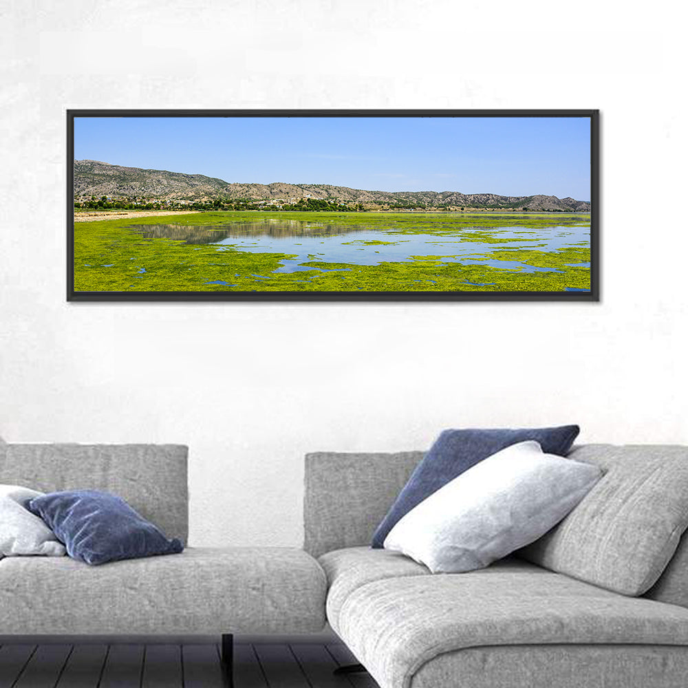 Uchali Lake Algae Reflection Wall Art