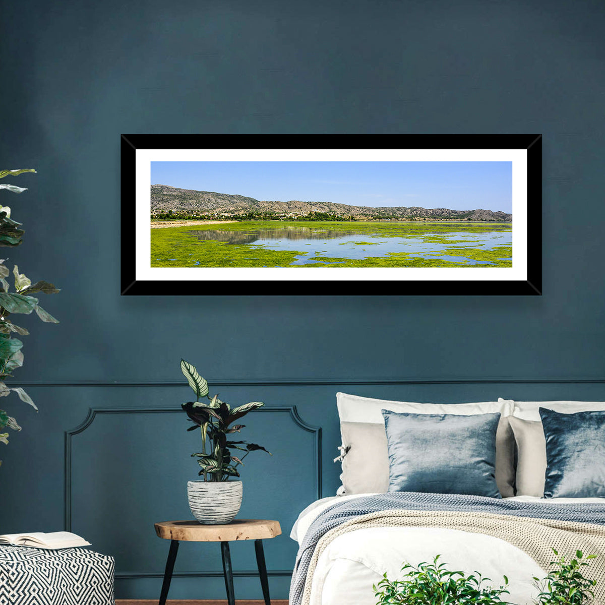 Uchali Lake Algae Reflection Wall Art