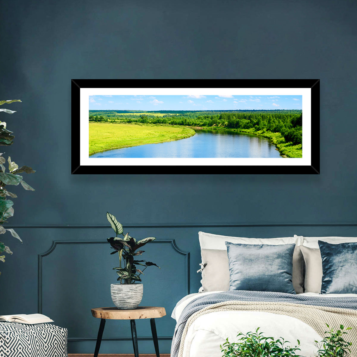 Blue River Meadow Wall Art