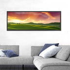 Tuscany Rolling Hills Sunset Wall Art