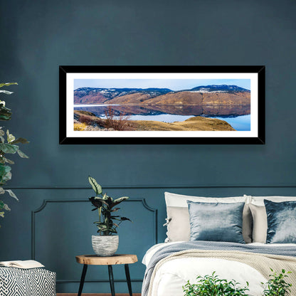 Kamloops Lake Mountain Reflection Wall Art