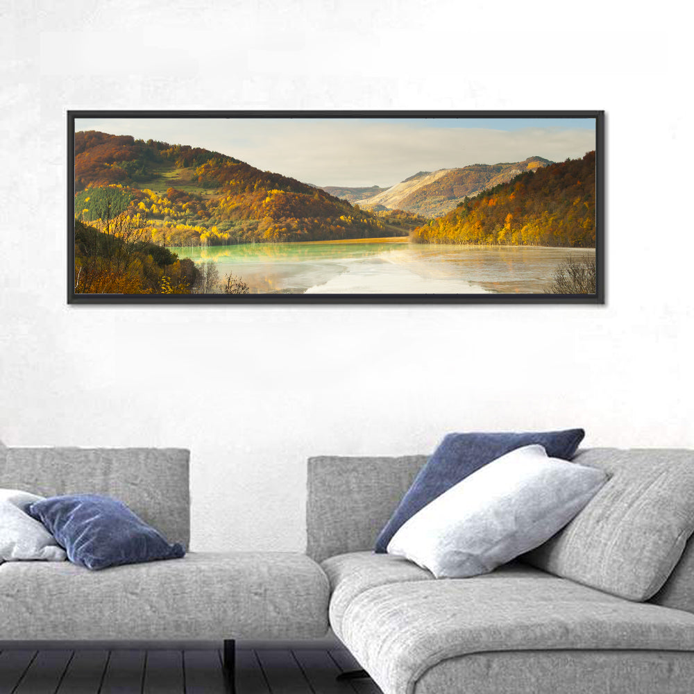 Bright Green Tailings Lake Wall Art
