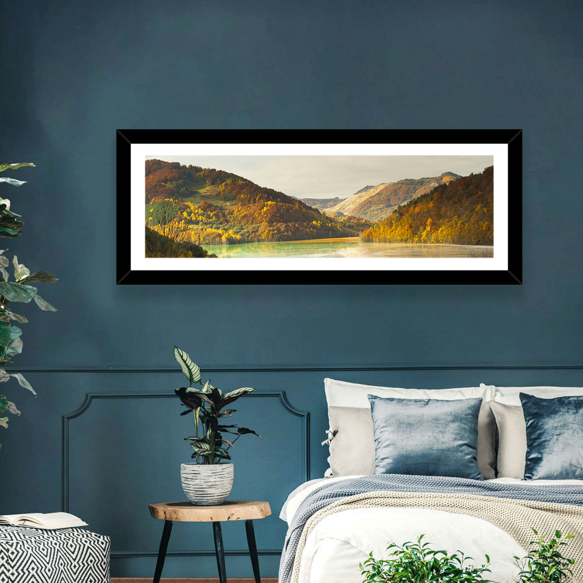 Bright Green Tailings Lake Wall Art