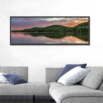 Ohio River Paden City at Dusk Wall Art