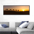 Thar Desert Camel Caravan Wall Art