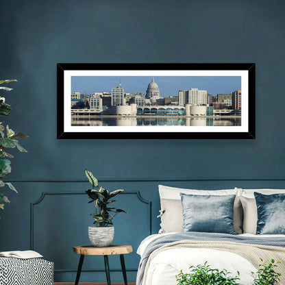 Madison Lake Monona Skyline Wall Art