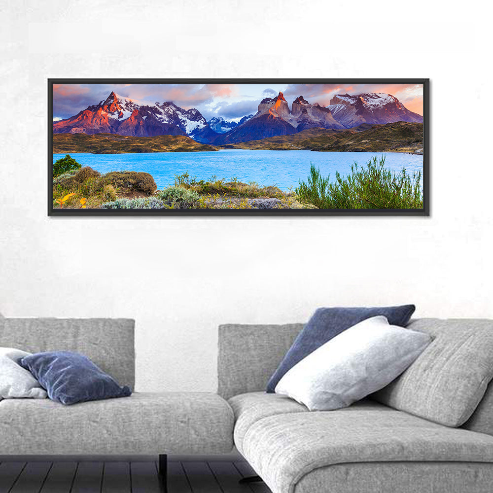 Lake Pehoe at Dawn Wall Art