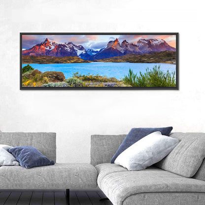 Lake Pehoe at Dawn Wall Art