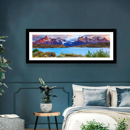 Lake Pehoe at Dawn Wall Art