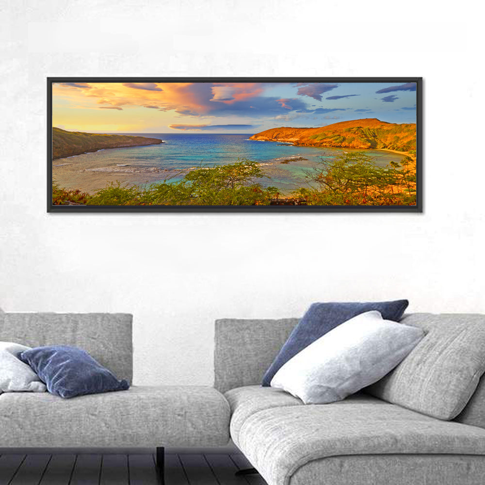 Hanauma Bay Golden Hour Wall Art
