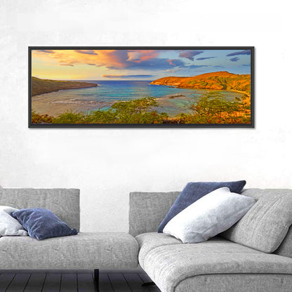 Hanauma Bay Golden Hour Wall Art