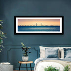 Øresund Bridge at Sunset Wall Art