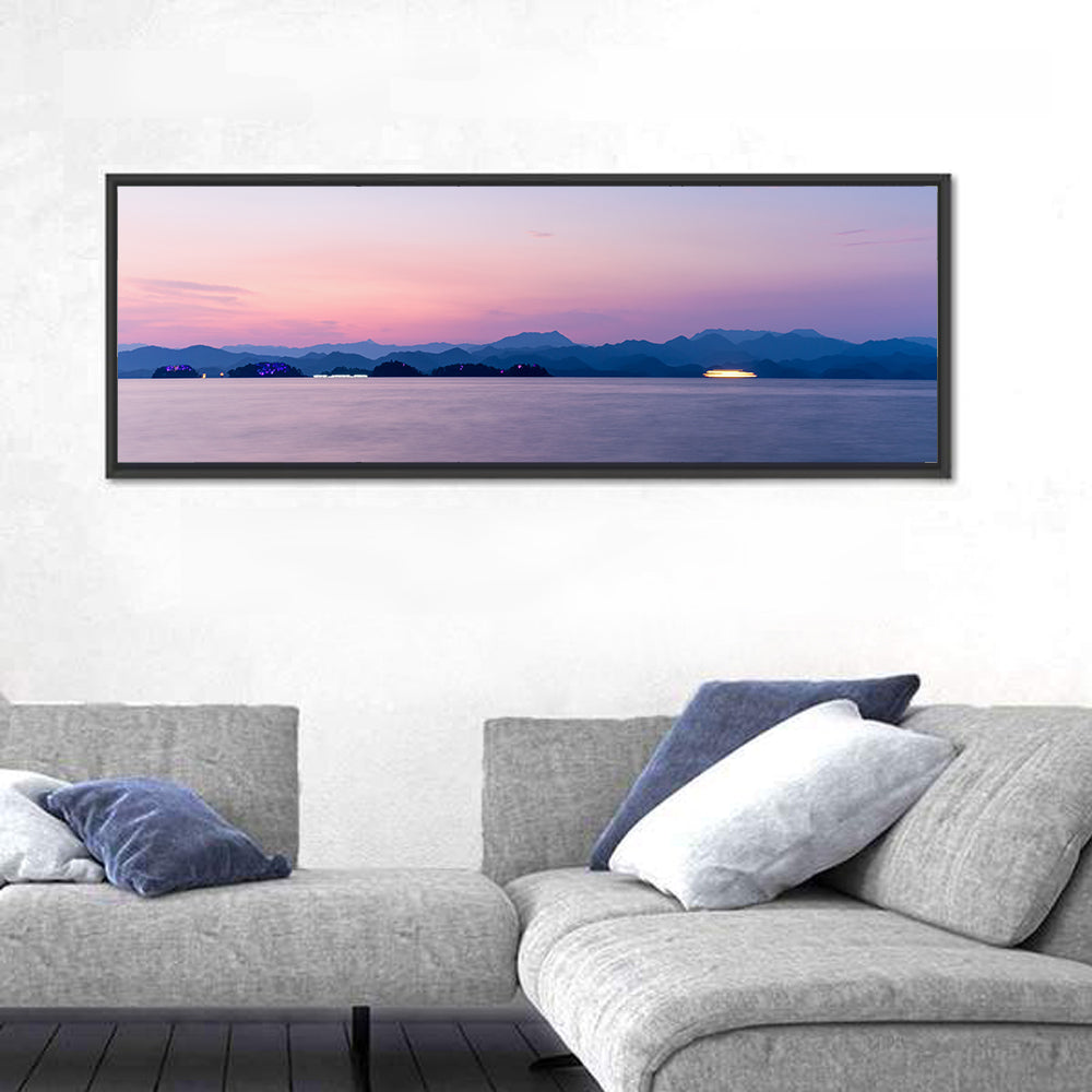 Hangzhou Thousand Island Lake at Dusk Wall Art