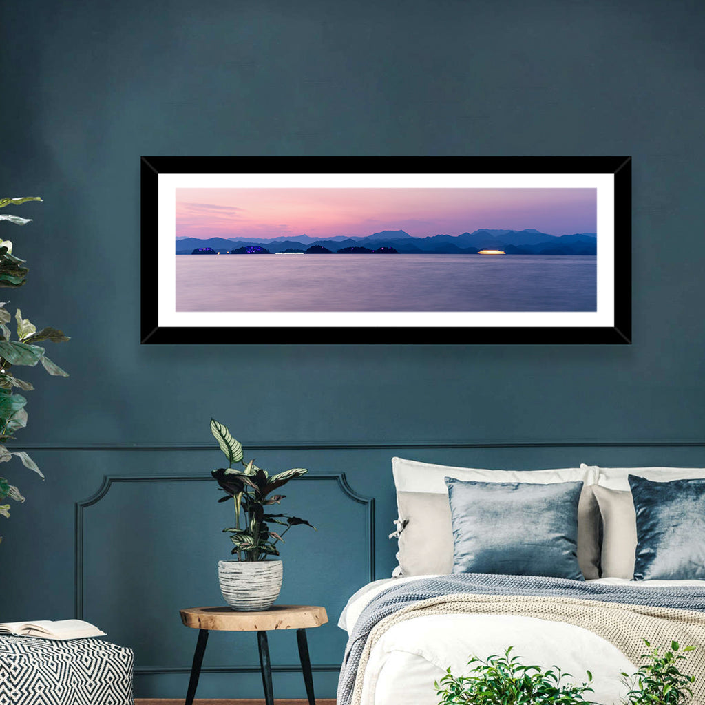 Hangzhou Thousand Island Lake at Dusk Wall Art