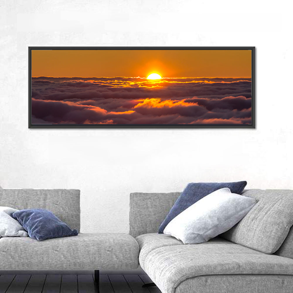 Clouds Sunset Wall Art